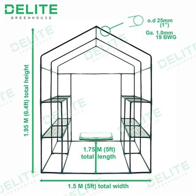 初心者向けの温室キットの小さな散歩